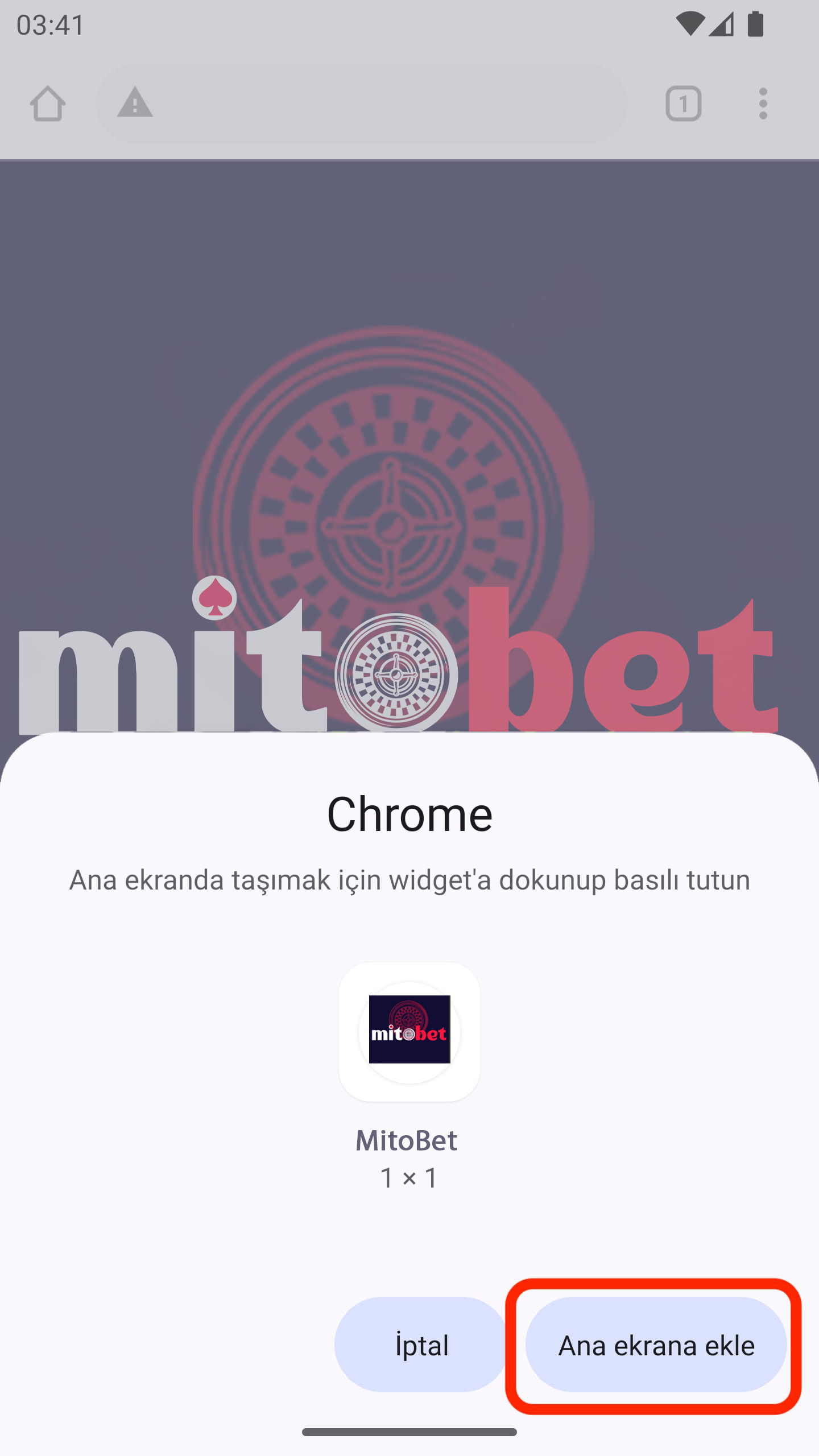 Mitobet Mobil Tanıtım - Adım 7
